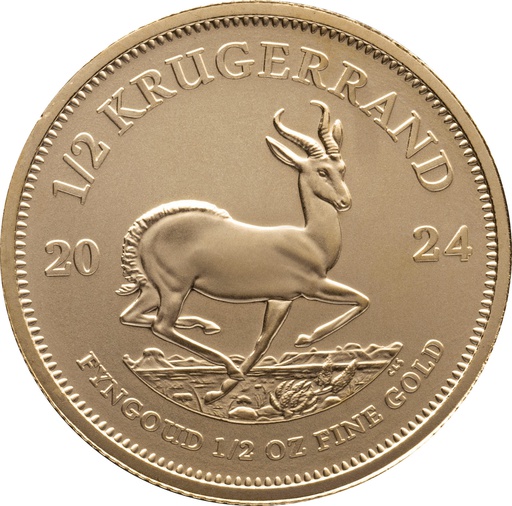 [116250] Krugerrand 1/2oz Gold Coin 2024
